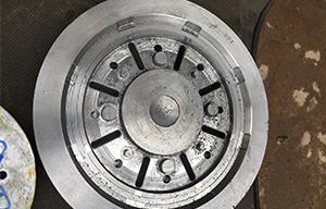 Rotor cast aluminum mould
